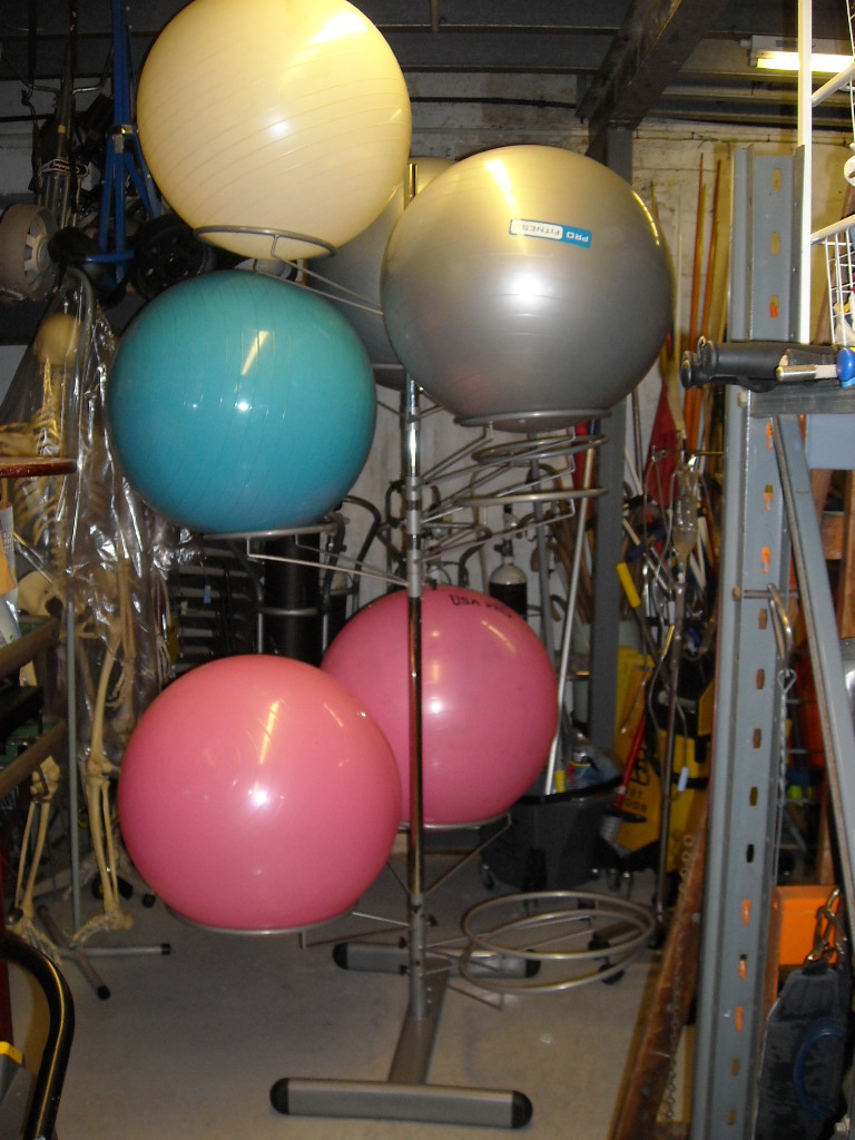 exercise ball stand