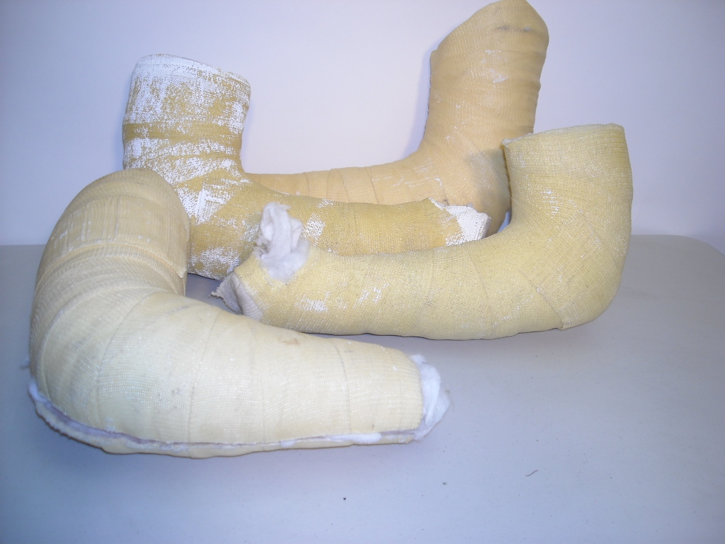 Plaster arm cast for style see photo.